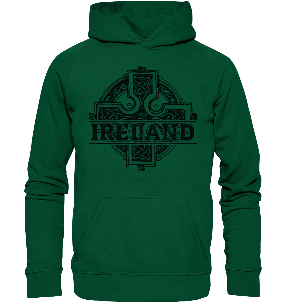 Ireland "Celtic Cross" - Basic Unisex Hoodie