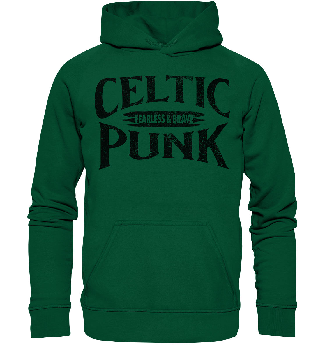 Celtic Punk "Fearless & Brave" - Basic Unisex Hoodie