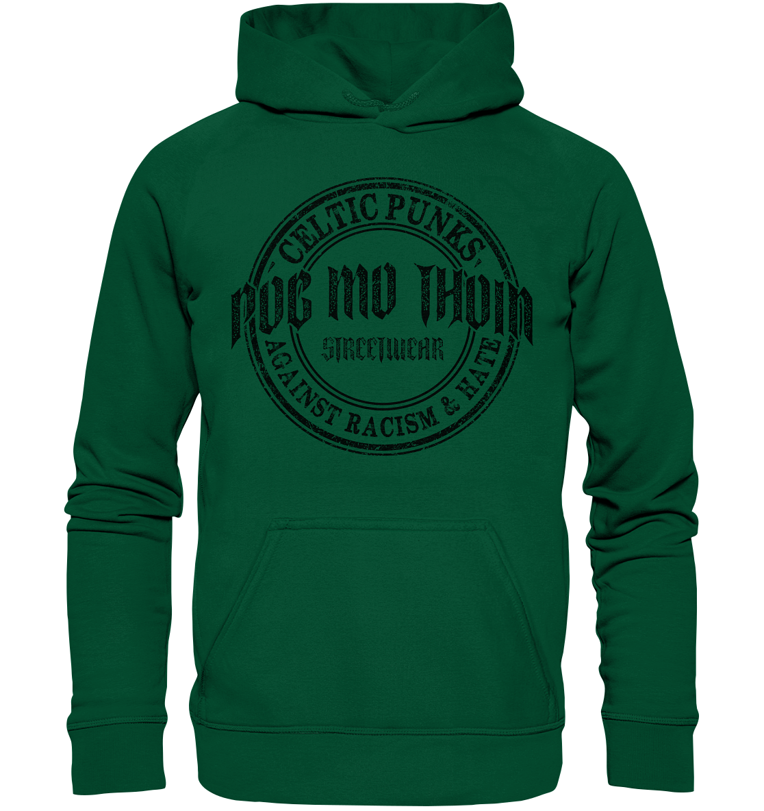 Póg Mo Thóin Streetwear "Celtic Punks Against Racism & Hate" - Basic Unisex Hoodie