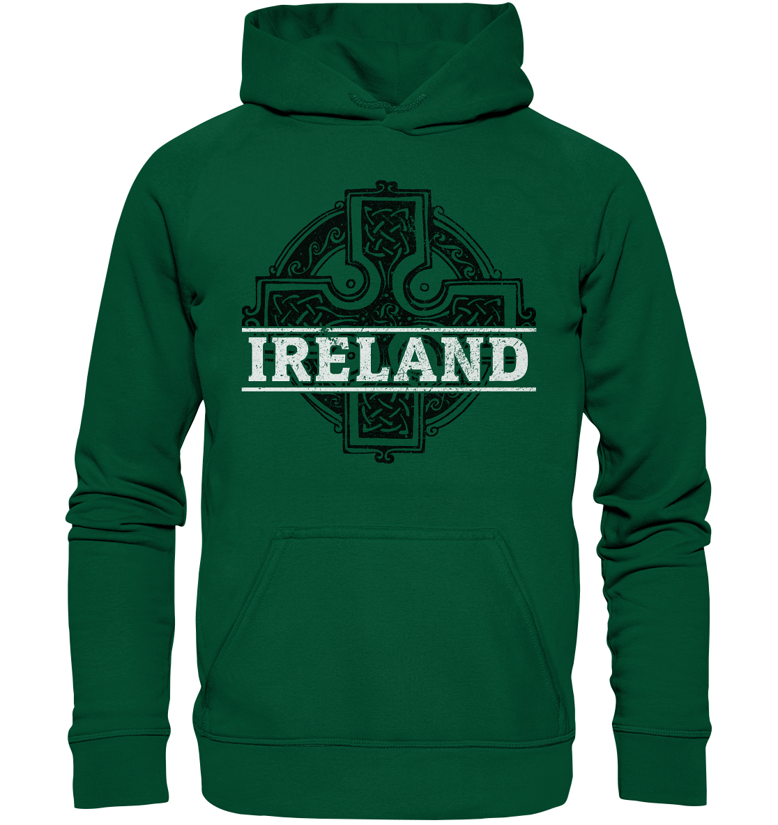 Ireland "Celtic Cross" - Basic Unisex Hoodie