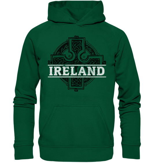 Ireland "Celtic Cross" - Basic Unisex Hoodie