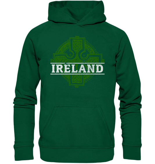 Ireland "Celtic Cross" - Basic Unisex Hoodie