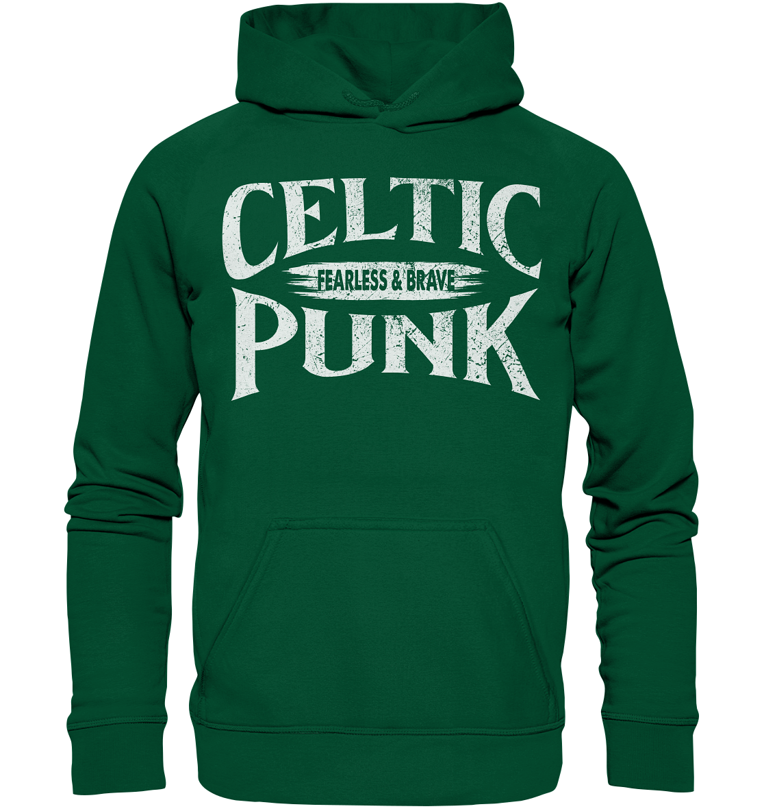 Celtic Punk "Fearless & Brave" - Basic Unisex Hoodie