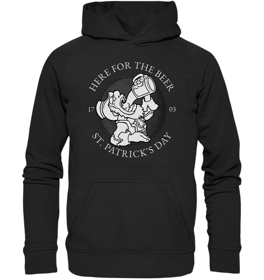 Here For The Beer "St. Patrick's Day" - Basic Unisex Hoodie