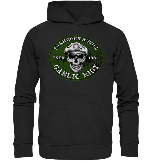 Shamrock And Roll "Skull / Gaelic Riot" - Basic Unisex Hoodie