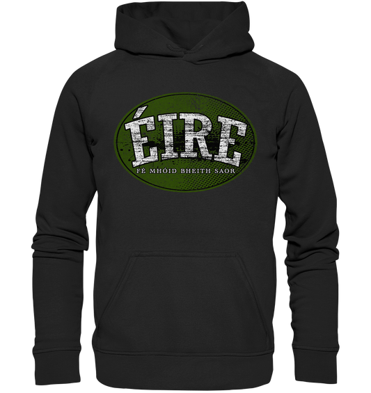 "Éire - Fé mhóid bheith saor" - Basic Unisex Hoodie