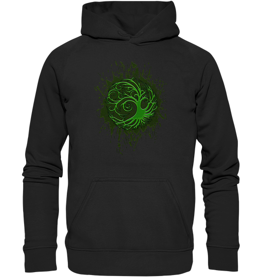 Celtic Tree "Splatter" - Basic Unisex Hoodie