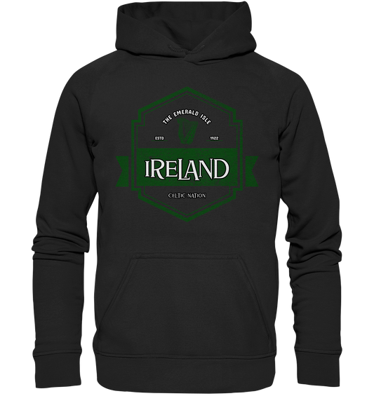 Ireland "The Emerald Isle / Celtic Nation" - Basic Unisex Hoodie