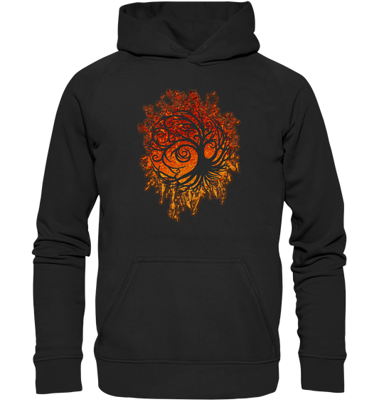 Celtic Tree "Fire" - Basic Unisex Hoodie