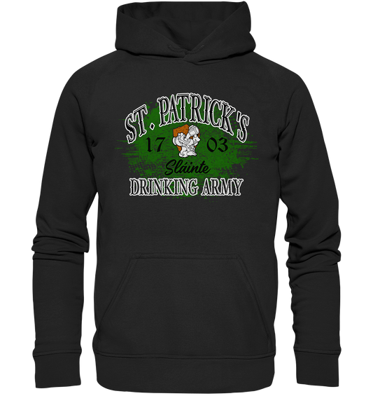 St. Patrick's Drinking Army "Sláinte" - Basic Unisex Hoodie