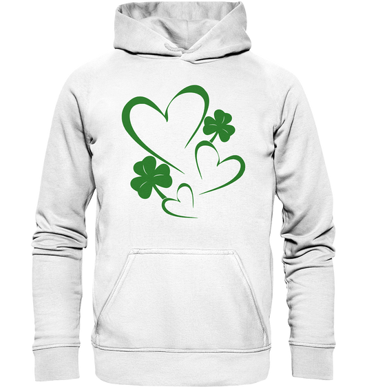 Shamrock & Heart - Basic Unisex Hoodie