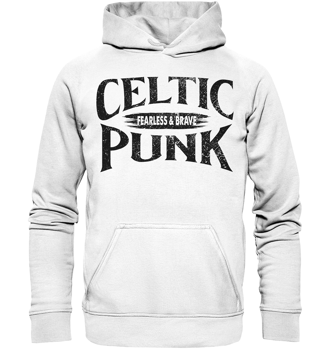 Celtic Punk "Fearless & Brave" - Basic Unisex Hoodie