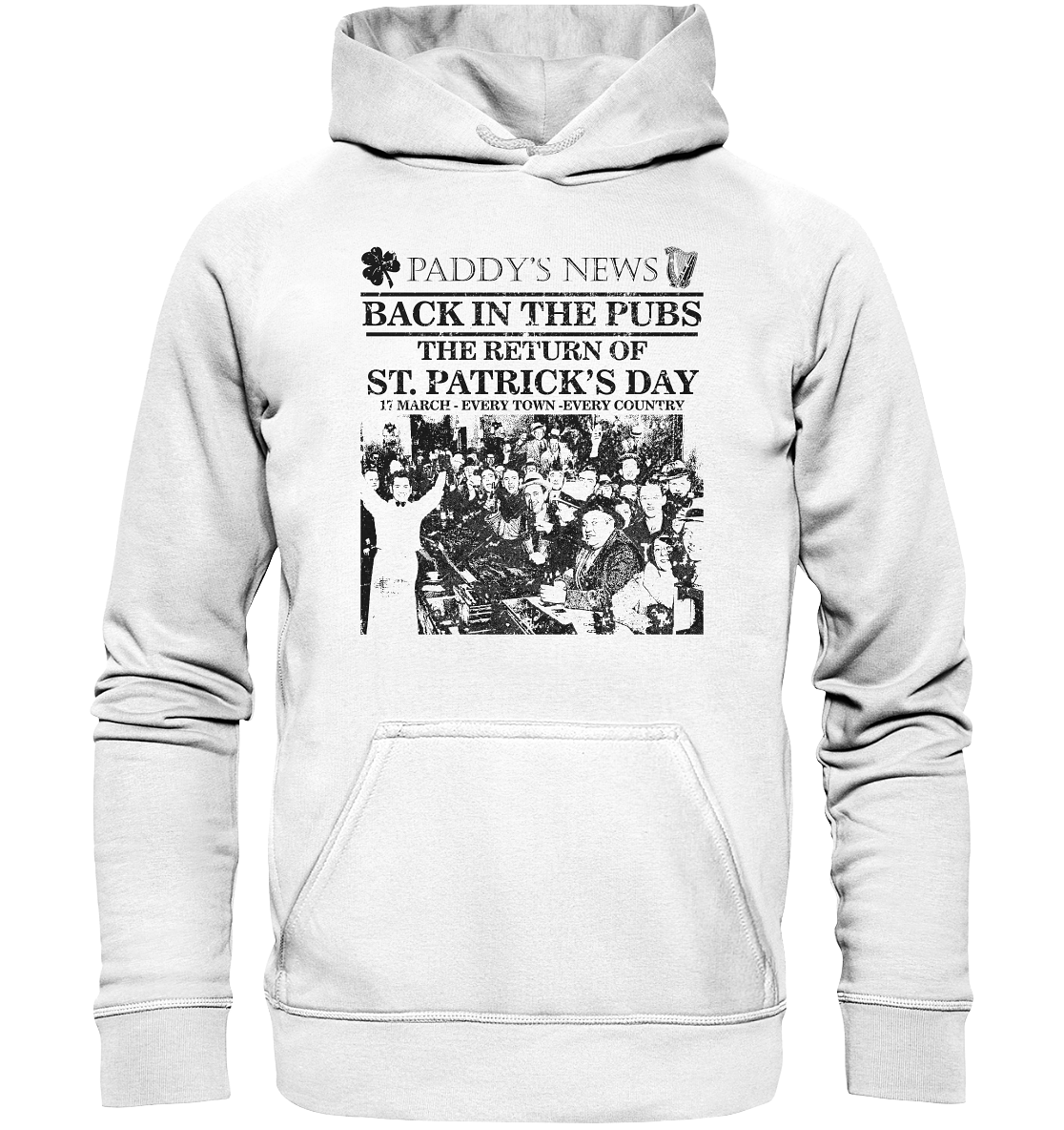 Back In The Pubs "The Return Of St. Patrick's Day" - Basic Unisex Hoodie