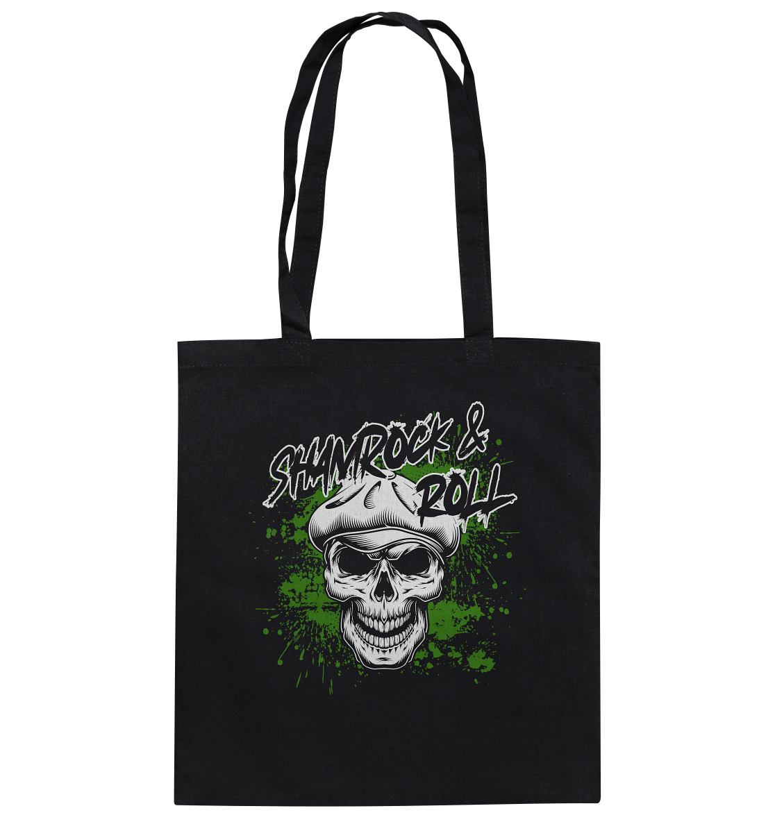 Shamrock And Roll "Skull" - Baumwolltasche