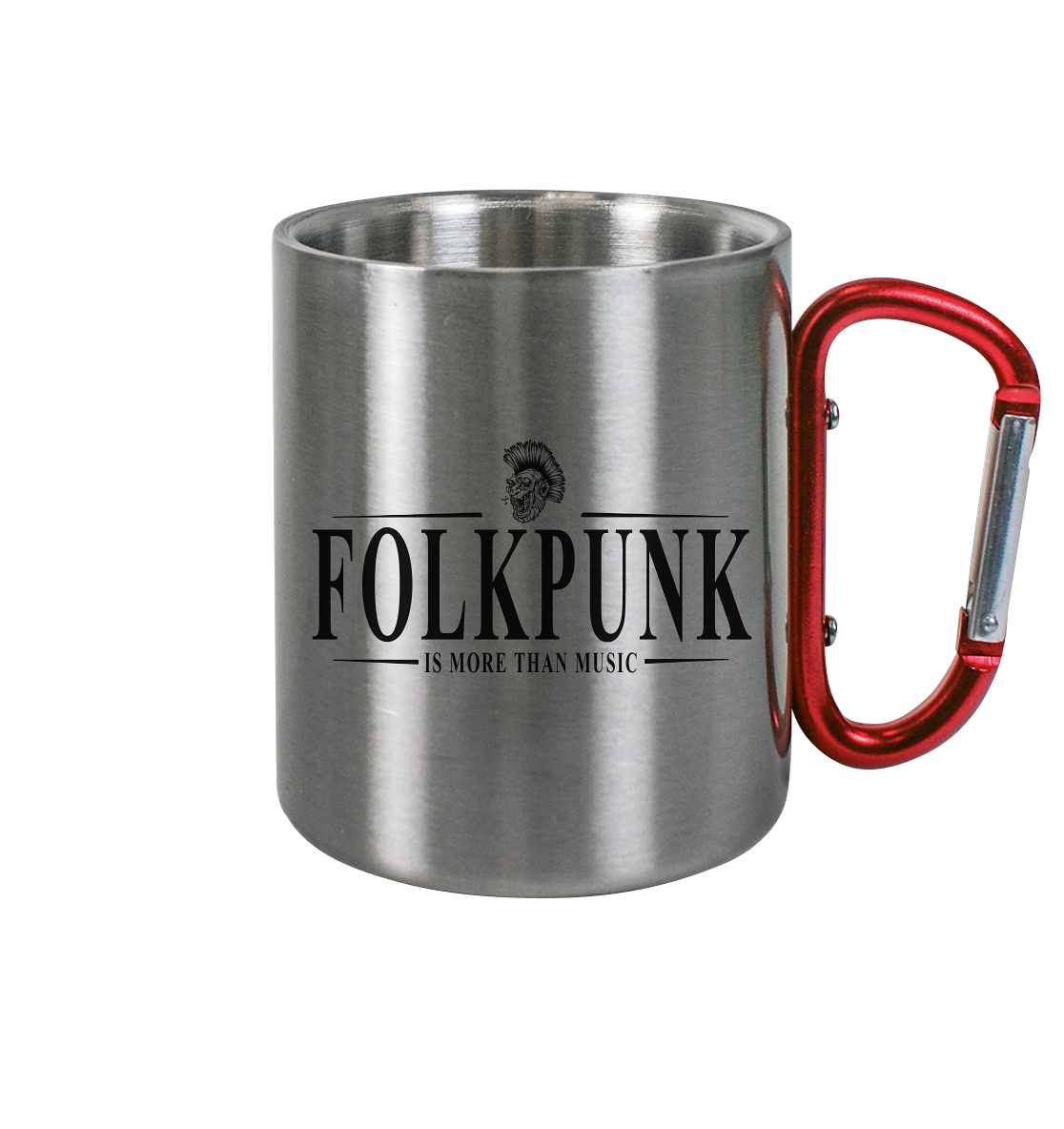 Folkpunk "Is More Than Music" - Edelstahl Tasse