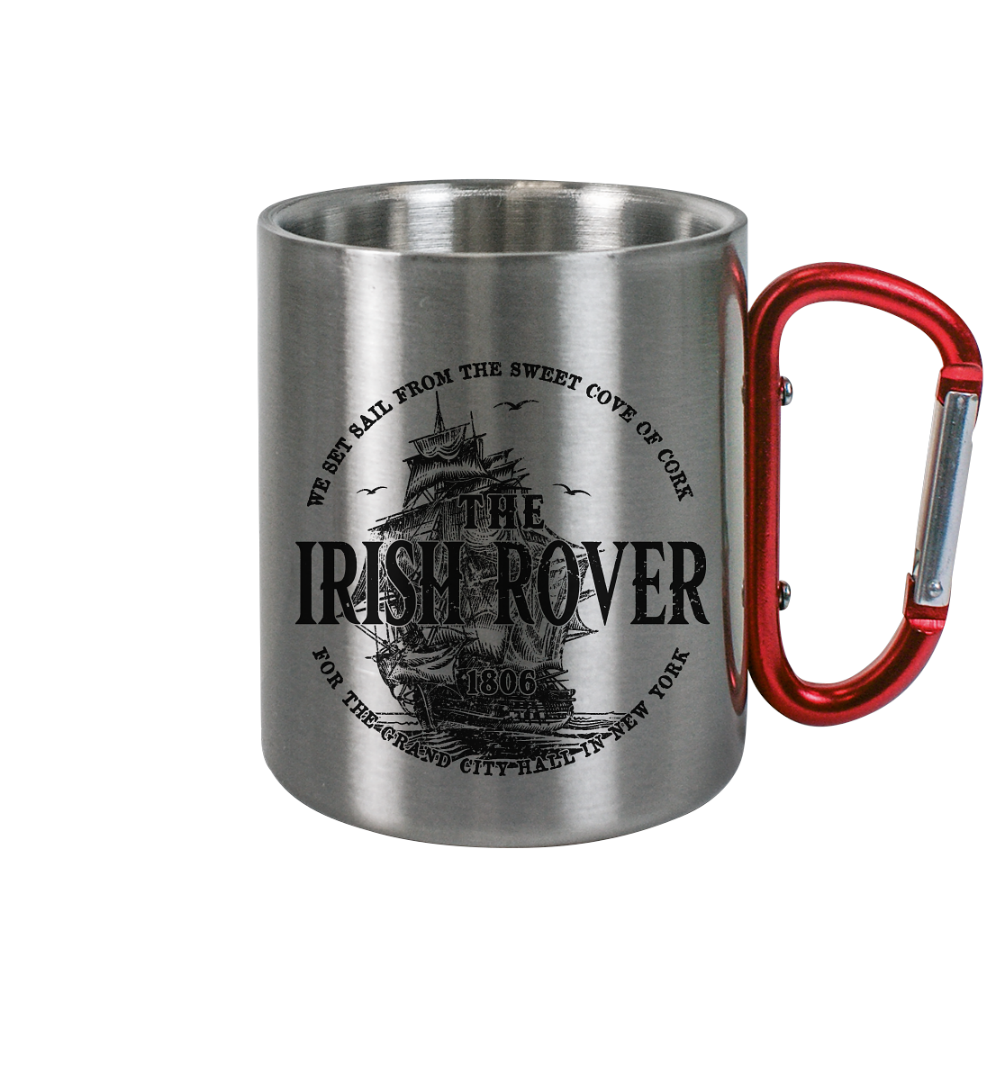 "The Irish Rover" - Edelstahl Tasse