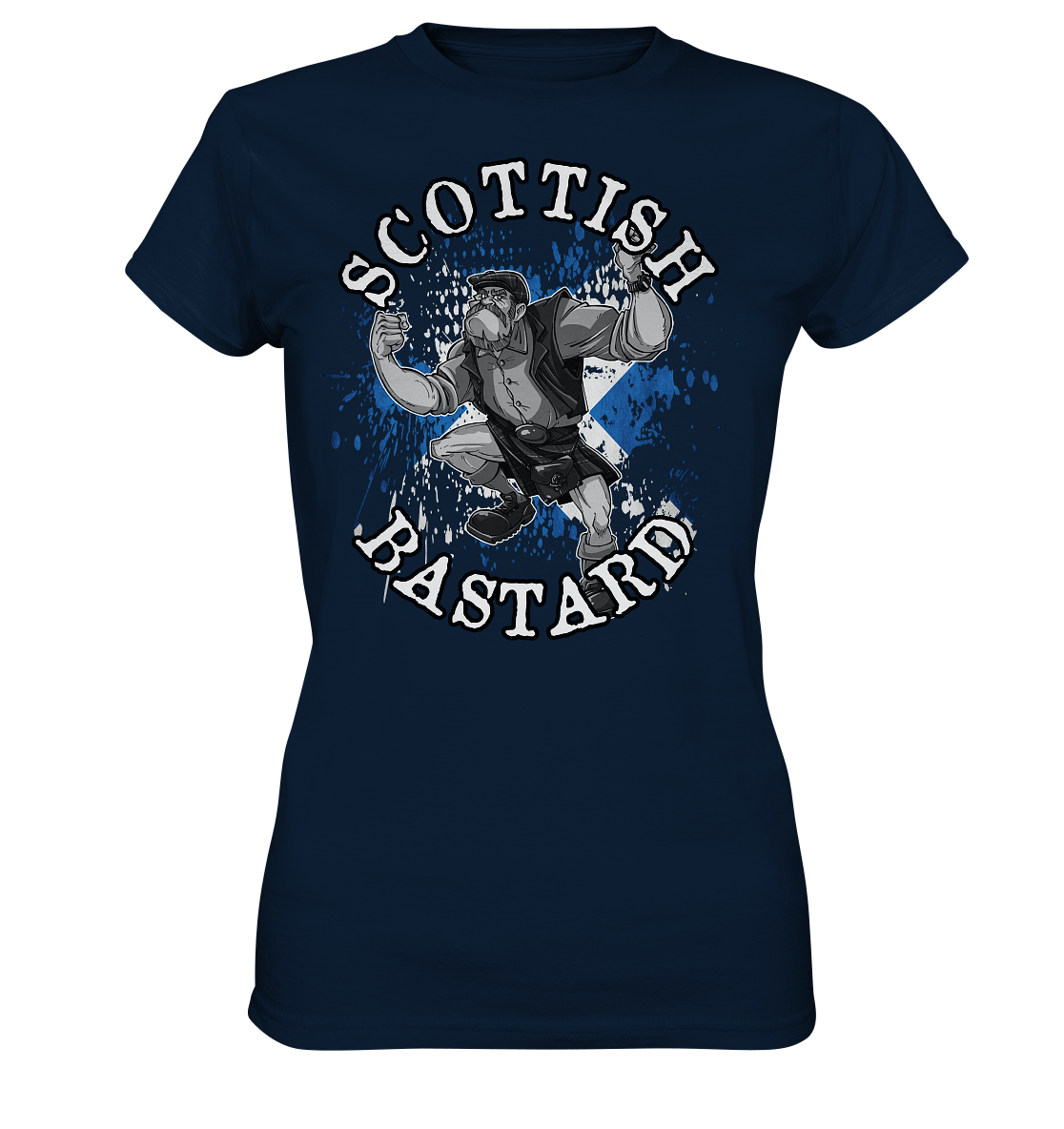 "Scottish Bastard" - Ladies Premium Shirt