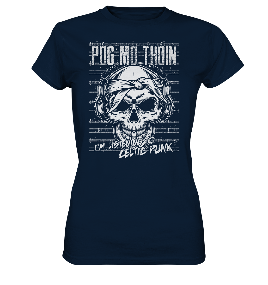 Póg Mo Thóin "Celtic Punk" - Ladies Premium Shirt