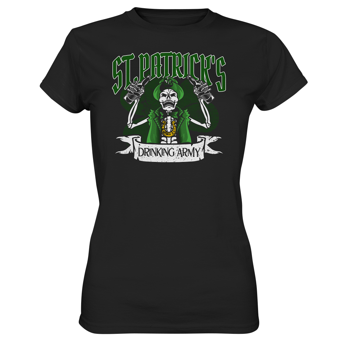 St.Patrick's "Drinking Army" - Ladies Premium Shirt