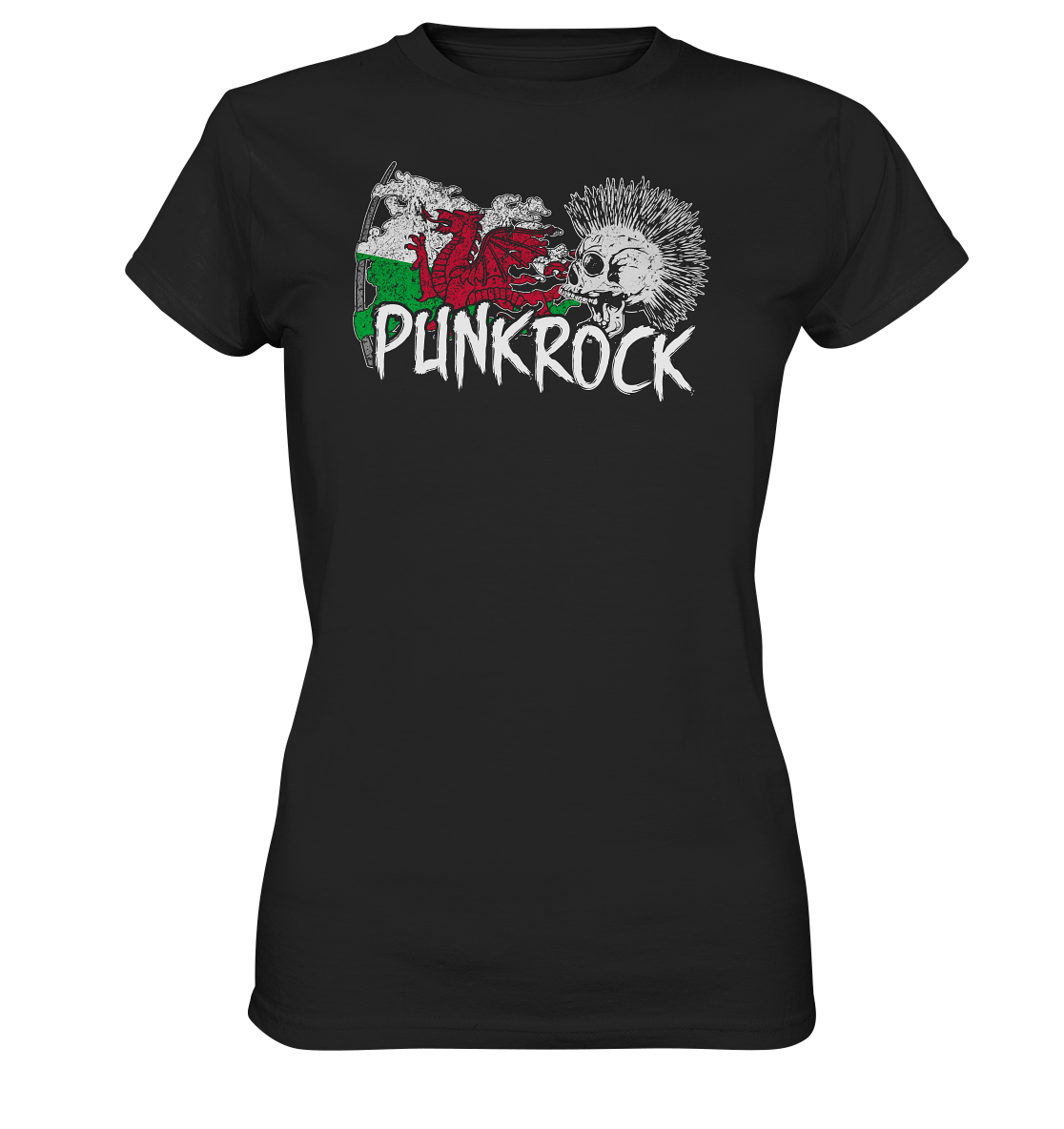 Punkrock "Wales" - Ladies Premium Shirt