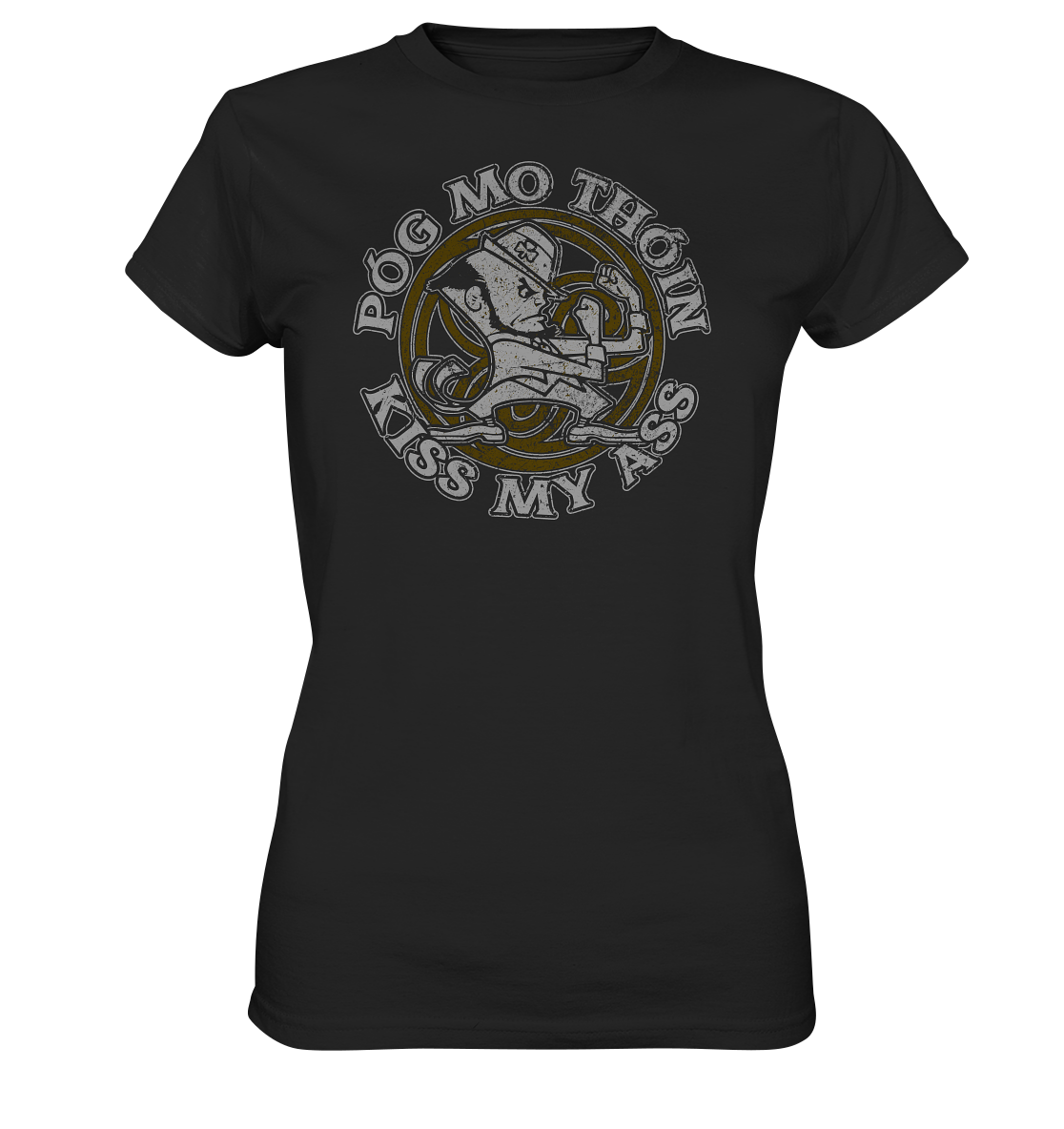 Póg Mo Thóin "Kiss my Ass" - Ladies Premium Shirt