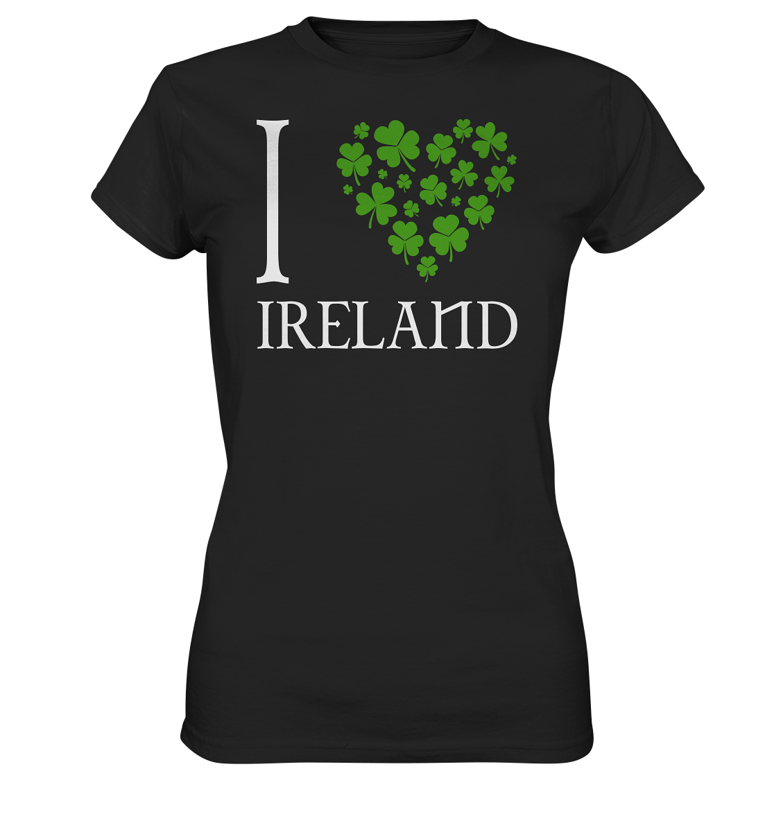 I Love Ireland - Ladies Premium Shirt