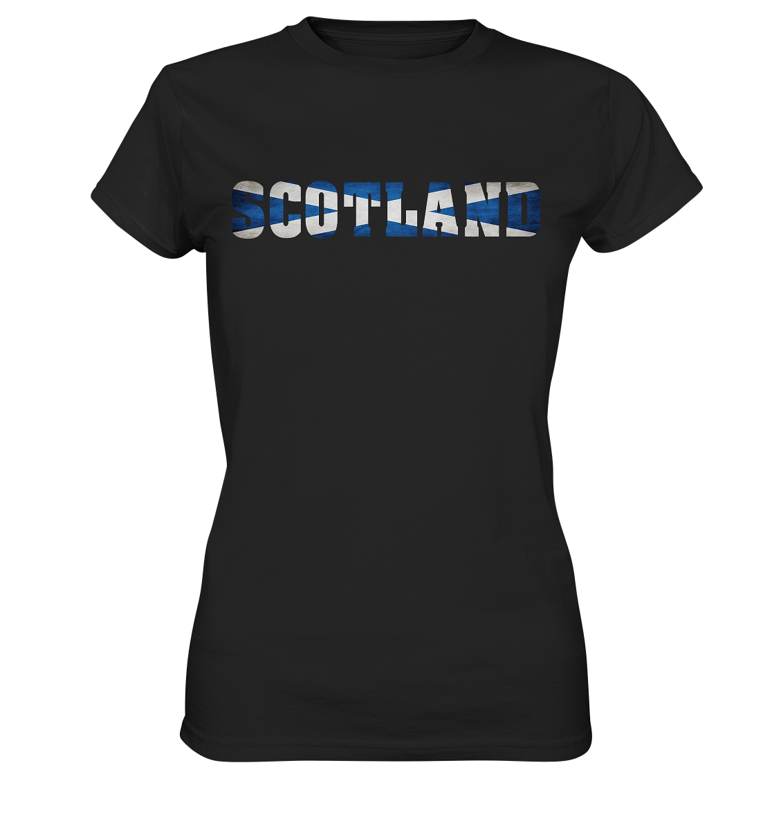 Scotland "Flag Logo" - Ladies Premium Shirt