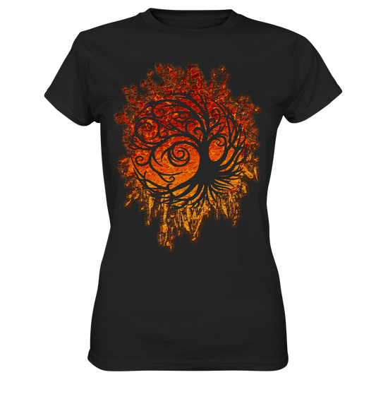 Celtic Tree "Fire" - Ladies Premium Shirt