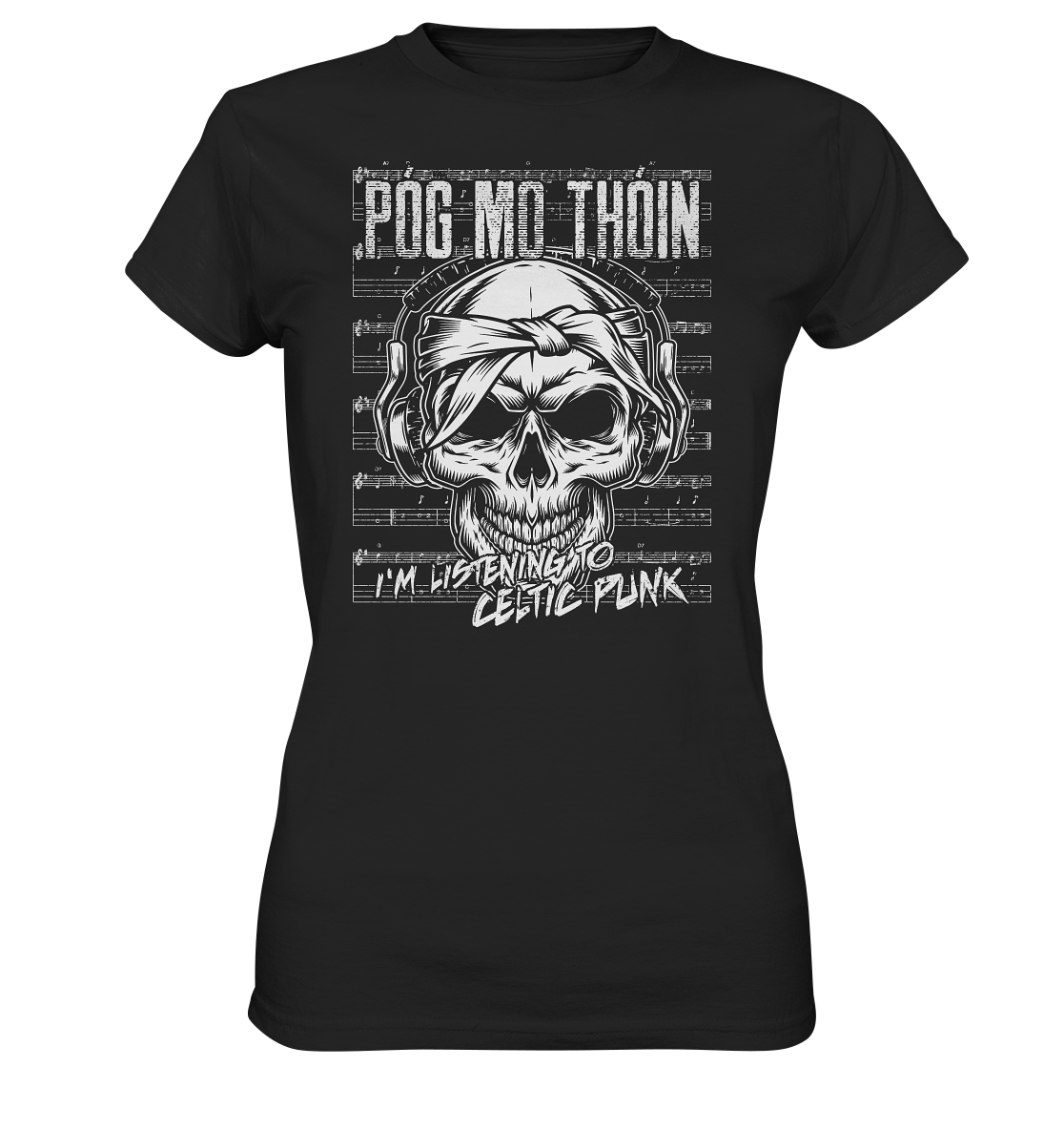 Póg Mo Thóin "Celtic Punk" - Ladies Premium Shirt