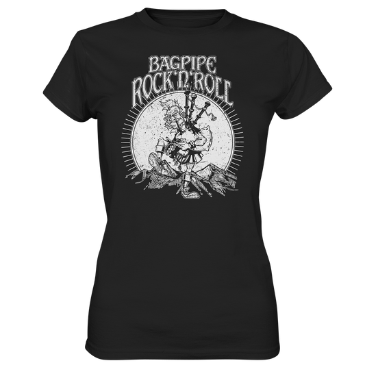 Bagpipe Rock'n'Roll - Ladies Premium Shirt