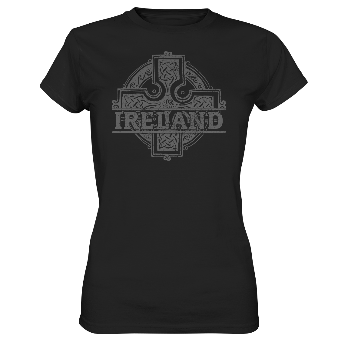 Ireland "Celtic Cross" - Ladies Premium Shirt