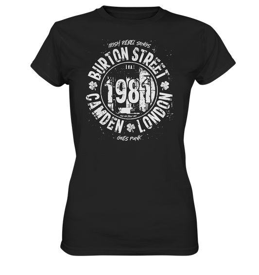 Póg Mo Thóin Streetwear "Burton Street" - Ladies Premium Shirt