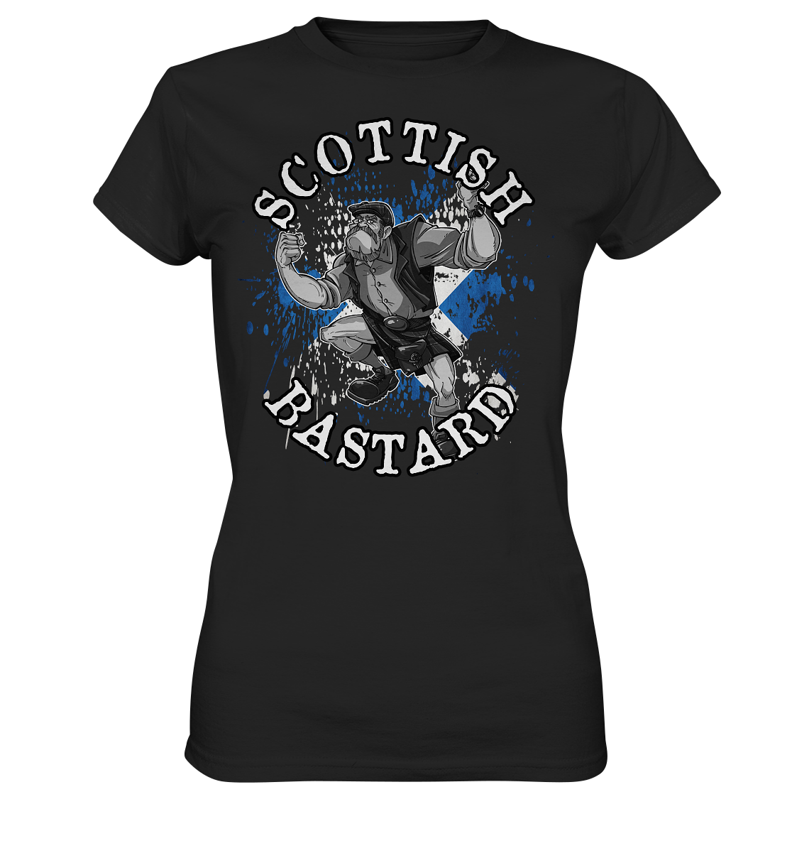 "Scottish Bastard" - Ladies Premium Shirt