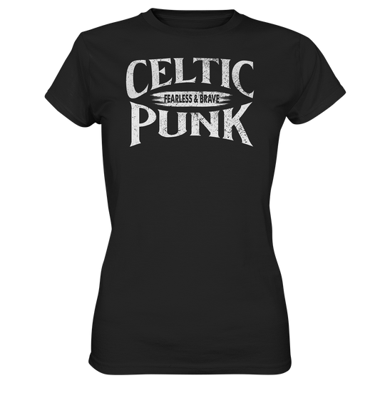 Celtic Punk "Fearless & Brave" - Ladies Premium Shirt