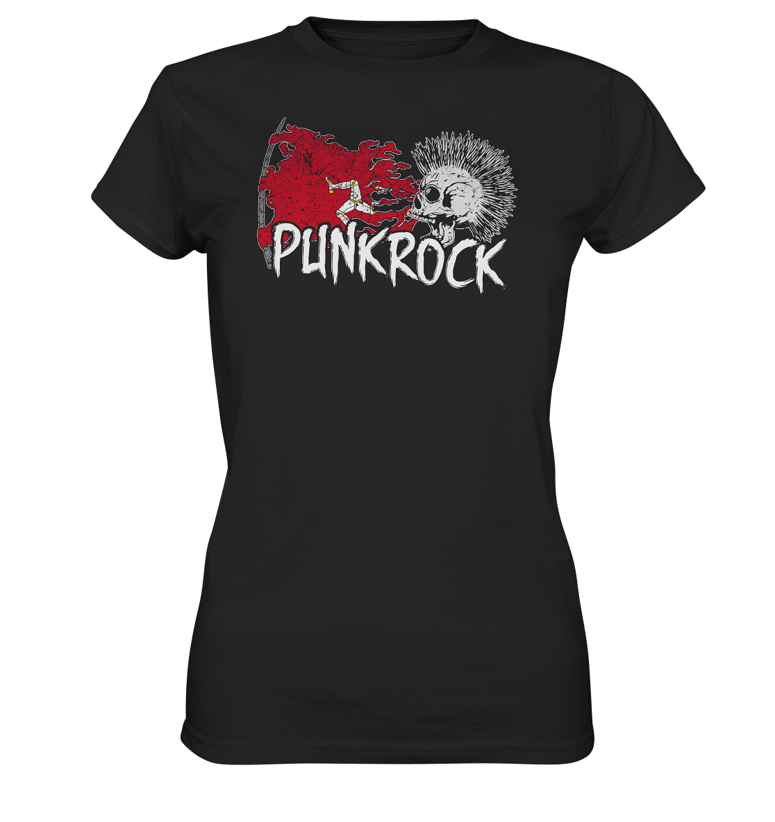 Punkrock "Isle Of Man" - Ladies Premium Shirt