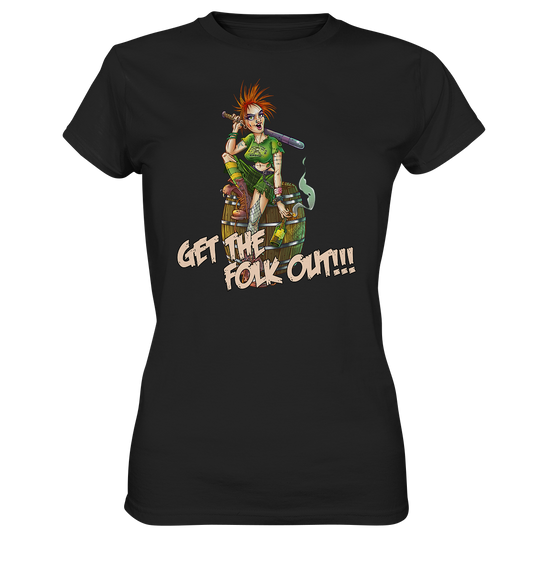 Get The Folk Out - Ladies Premium Shirt