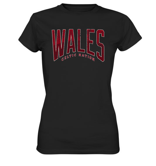 Celtic Nation "Wales" - Ladies Premium Shirt