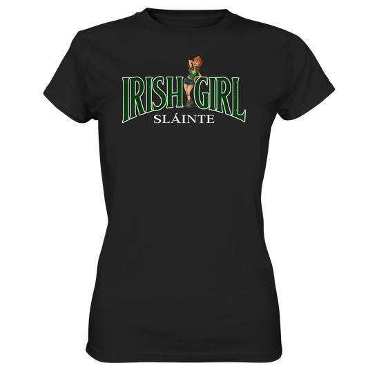 Irish Girl "Sláinte" - Ladies Premium Shirt