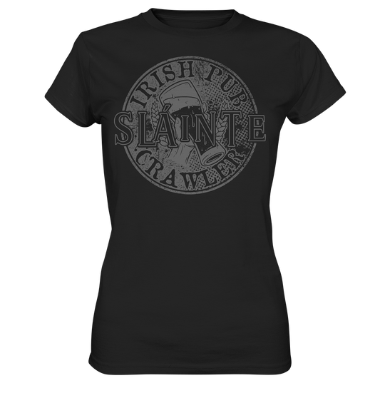 Sláinte "Irish Pub Crawler" - Ladies Premium Shirt