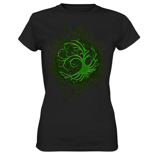 Celtic Tree "Splatter" - Ladies Premium Shirt