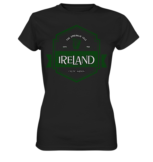 Ireland "The Emerald Isle / Celtic Nation" - Ladies Premium Shirt