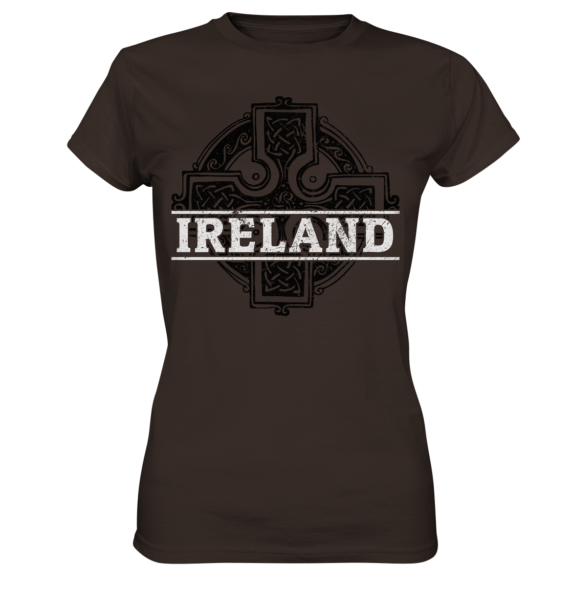 Ireland "Celtic Cross" - Ladies Premium Shirt