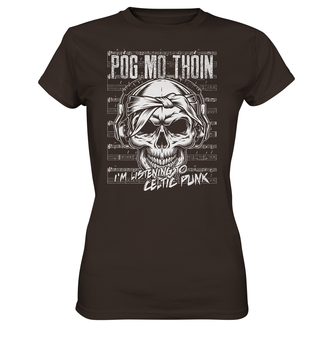 Póg Mo Thóin "Celtic Punk" - Ladies Premium Shirt