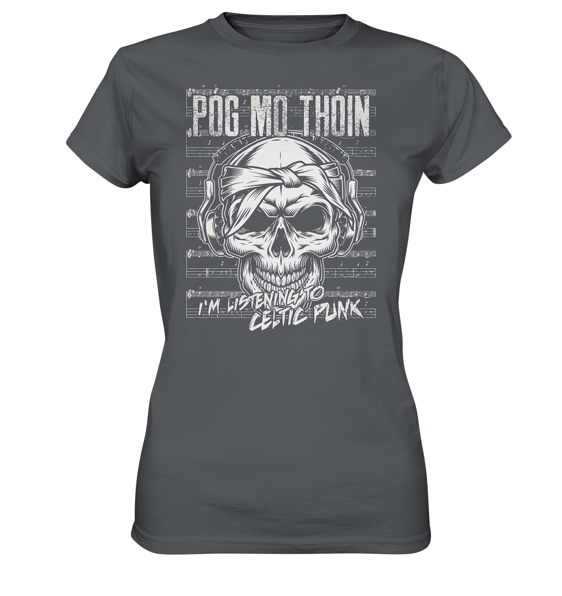 Póg Mo Thóin "Celtic Punk" - Ladies Premium Shirt