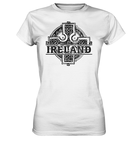 Ireland "Celtic Cross" - Ladies Premium Shirt