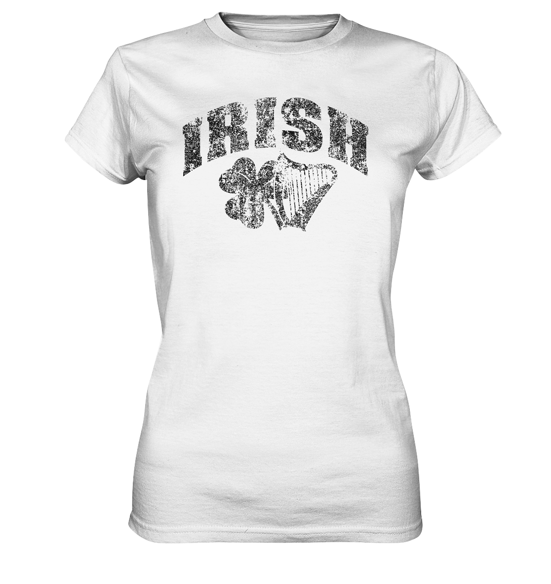 Irish "Shamrock & Harp" - Ladies Premium Shirt