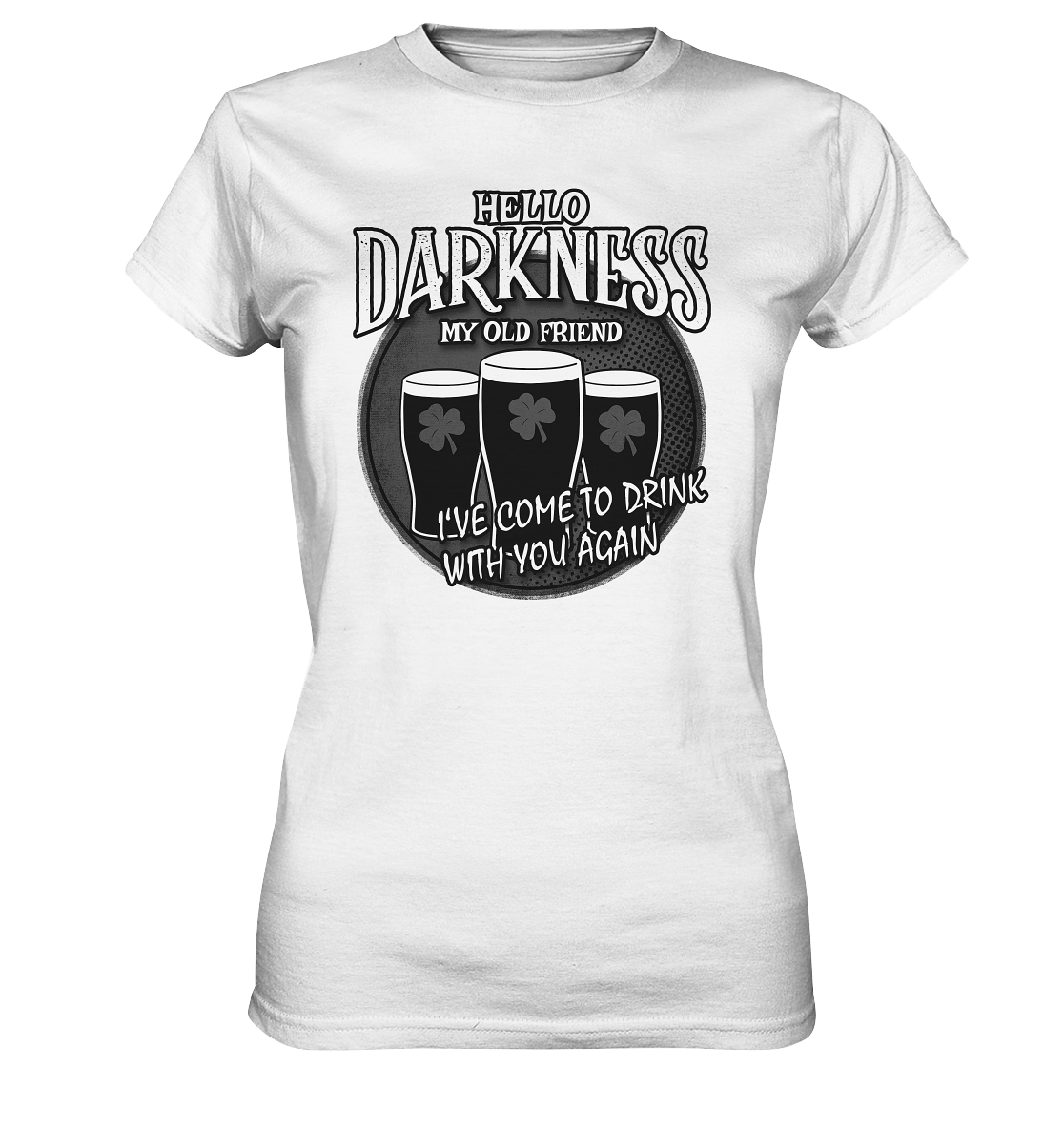 Hello Darkness My Old Friend - Ladies Premium Shirt