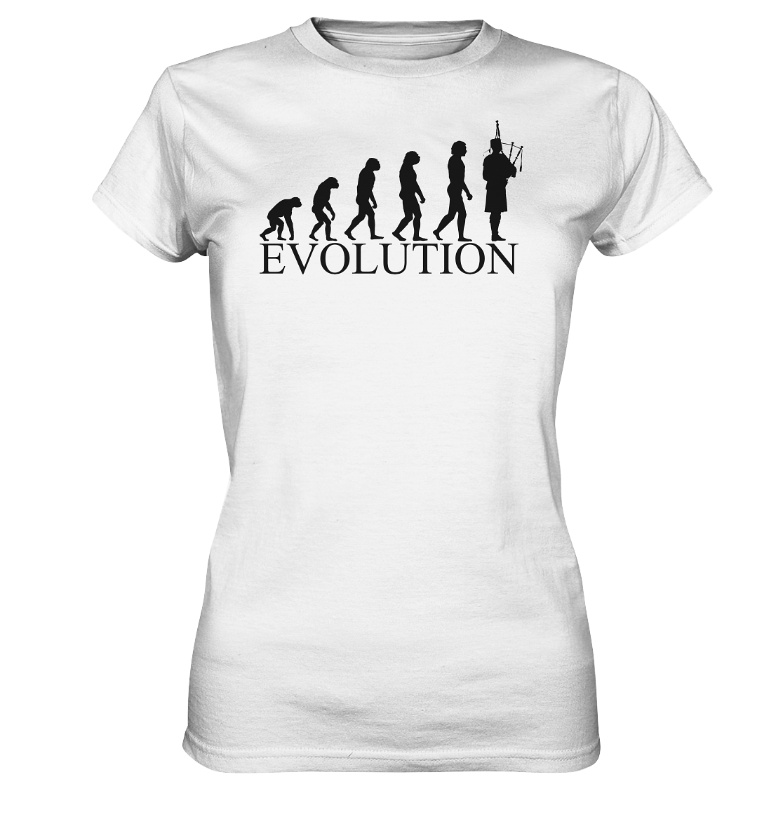 Bagpipe Evolution - Ladies Premium Shirt