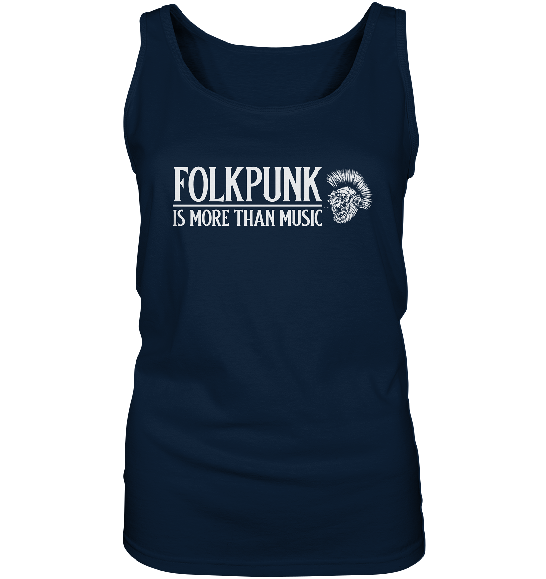 Folkpunk "Is More Than Music" - Ladies Tank-Top