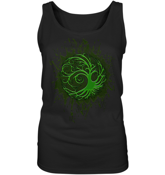 Celtic Tree "Splatter" - Ladies Tank-Top